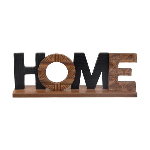 Letra Home com Base 36,5x7cm-Kasa-Home Story