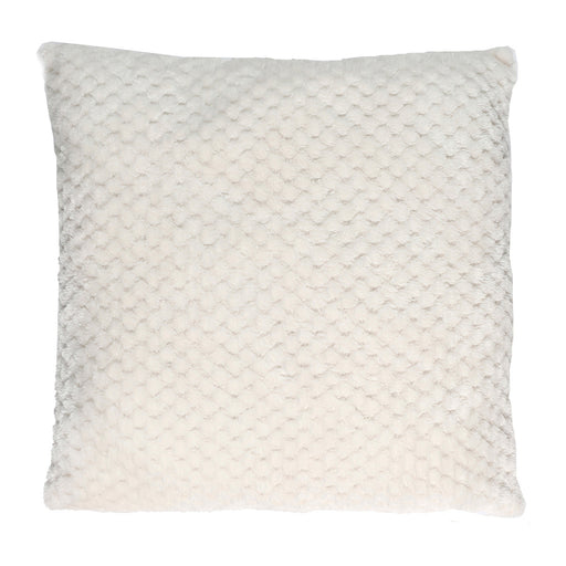 Almofada Favo De Mel Branca 40X40Cm-Exclusivo-Home Story