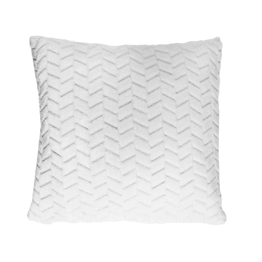 Almofada Chevron Branca 40X40Cm-Exclusivo-Home Story