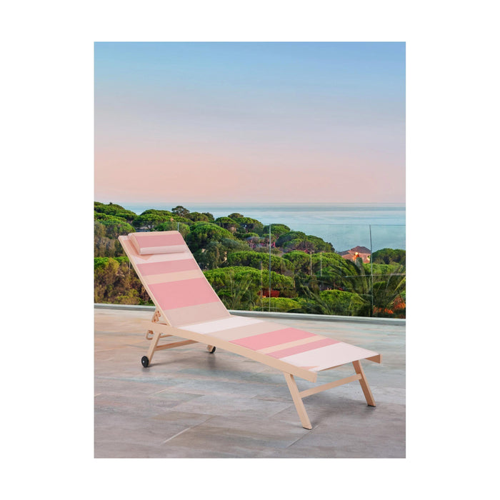 Espreguiçadeira Alumínio com Almofada Flow-Kasa-Home Story