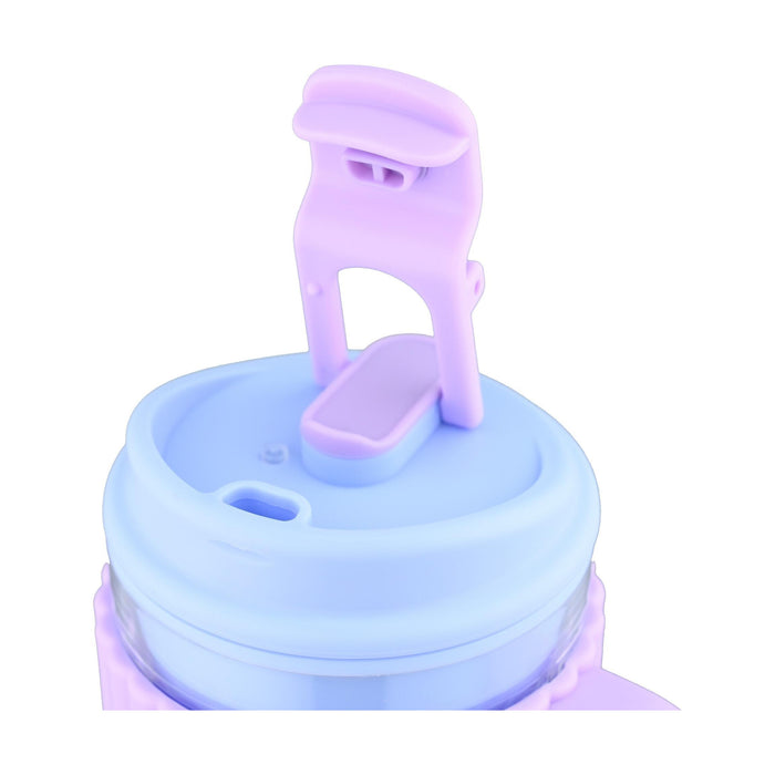 Caneca 900ml Happiness Azul/Lilás-Kasa-Home Story