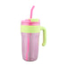 Caneca Strips 850ml Rosa e Verde-Kasa-Home Story