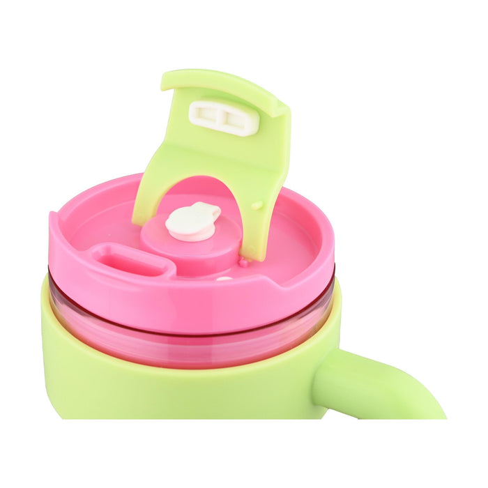 Caneca Strips 850ml Rosa e Verde-Kasa-Home Story