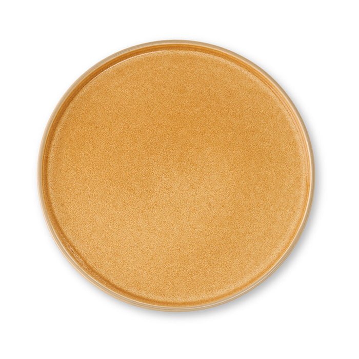 Prato Sobremesa Grés Redondo Amarelo Elvas-Kasa-Home Story