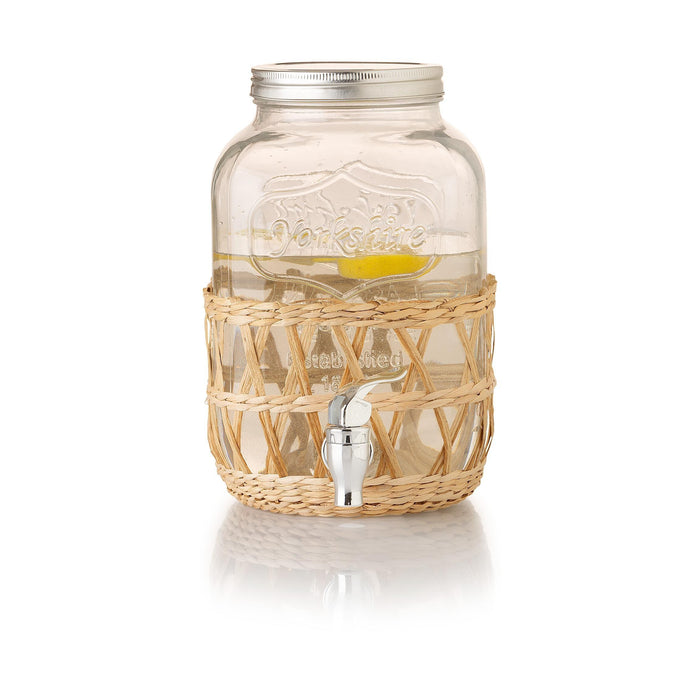 Dispensador de Bebidas 4L com Wicker-Kasa-Home Story