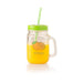 Caneca com Palhinha 450ml Verde Laranja-Kasa-Home Story