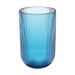 Copo Alto Vidro 42cl Canelado Azul-Kasa-Home Story