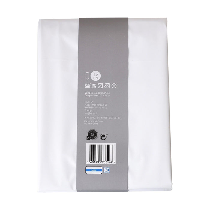 Cortina de Banho Eva 180x200cm Branca-Kasa-Home Story