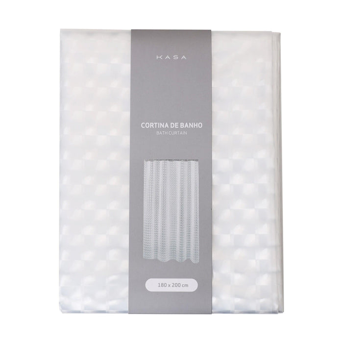 Cortina de Banho Peva 180x200cm Transparente-Kasa-Home Story