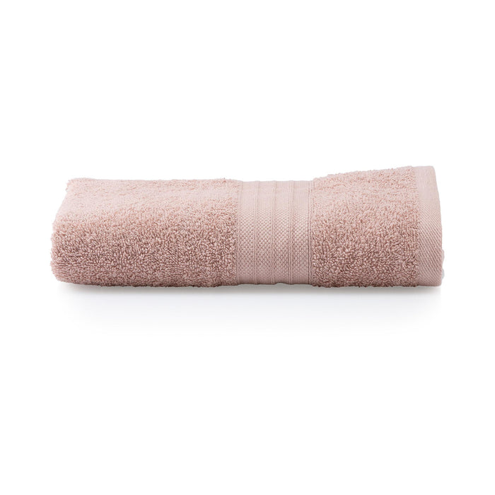 Toalha Mãos Algodão 100x50cm Suave Rosa-Kasa-Home Story