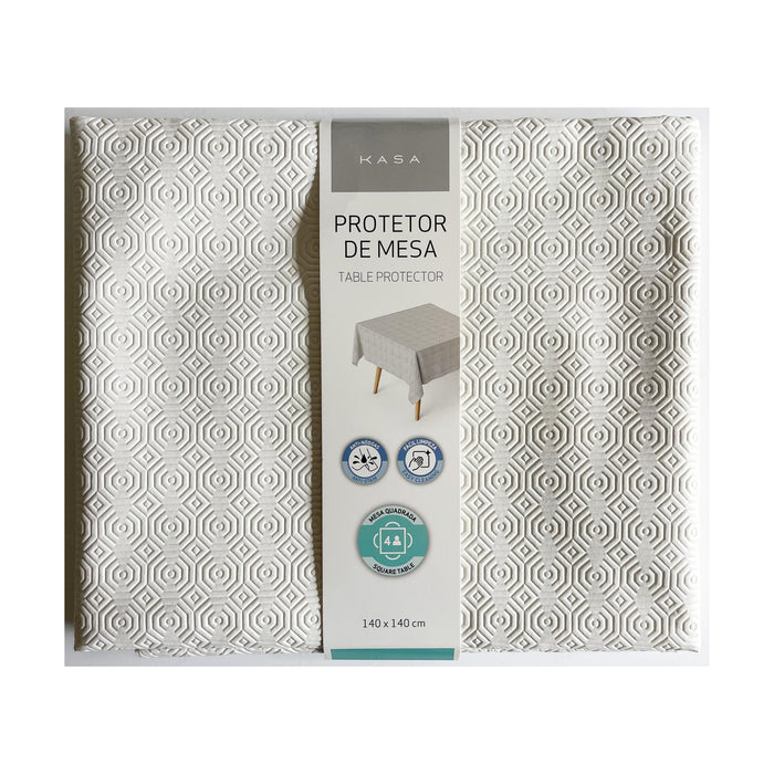 Protetor Mesa Impermeável Branco-Kasa-Home Story