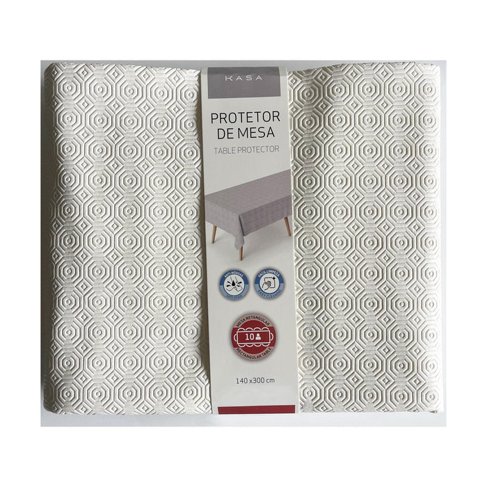 Protetor Mesa Impermeável Branco-Kasa-Home Story