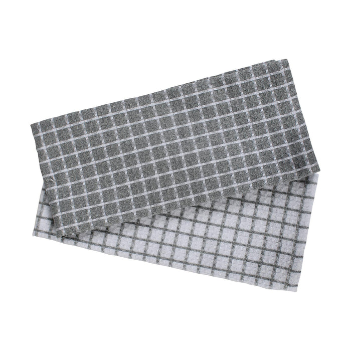 Conjunto 2 Panos Cozinha 40x60cm Quadrados-Kasa-Home Story