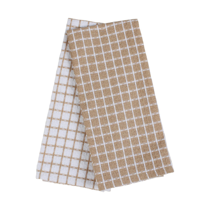 Conjunto 2 Panos Cozinha 40x60cm Quadrados-Kasa-Home Story