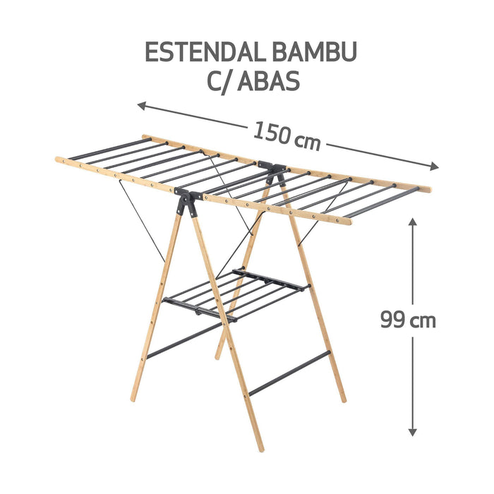 Estendal com Abas Bambu-Kasa-Home Story