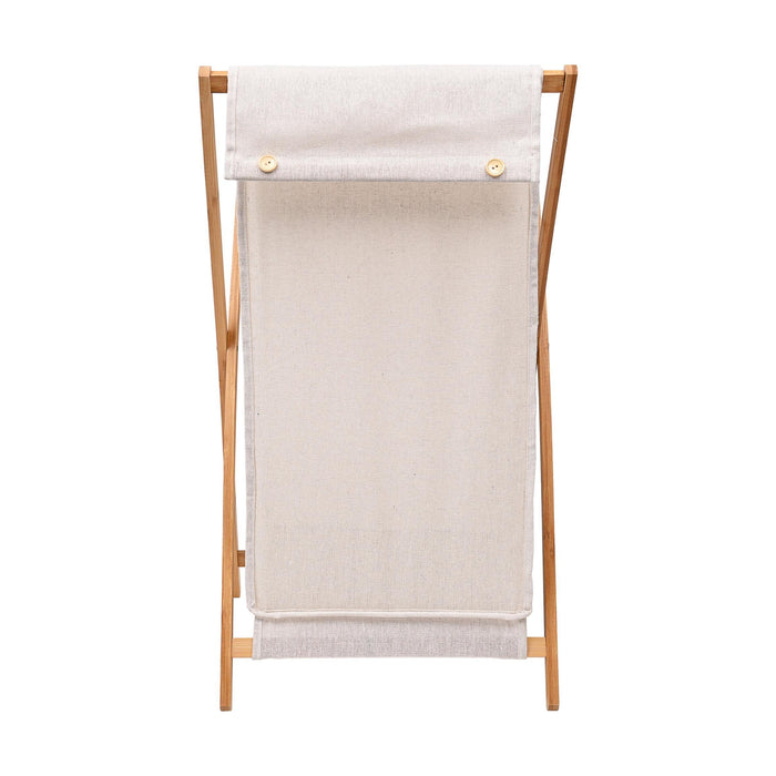 Cesto Roupa Suja Estrutura Bambu-Kasa-Home Story