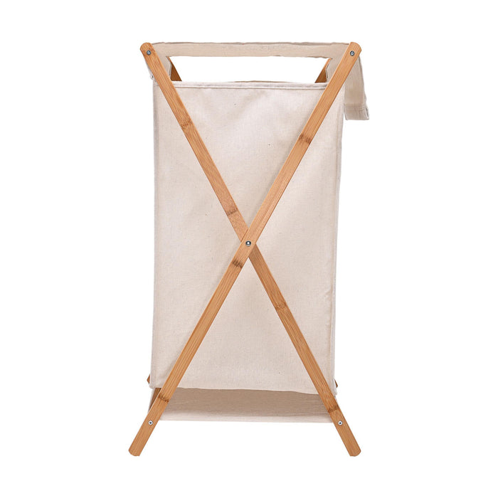 Cesto Roupa Suja Estrutura Bambu-Kasa-Home Story