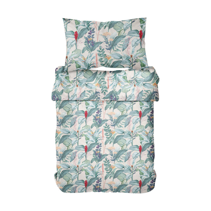Conjunto Capa Edredão Algodão 160x220cm Botânico-Kasa-Home Story