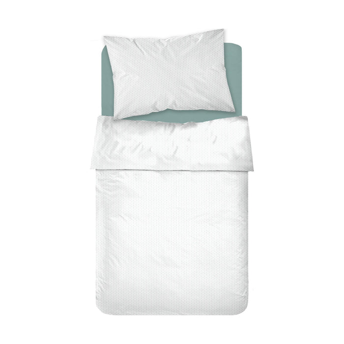 Conjunto Lençóis Microfibra Pintas Verde-Kasa-Home Story