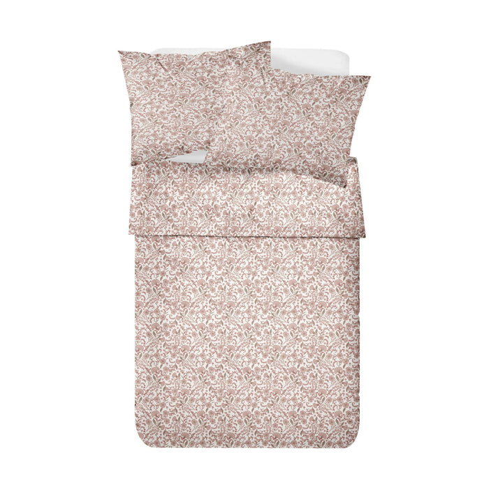 Conjunto Lençóis Algodão Índia Rosa-Kasa-Home Story