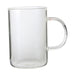 Caneca Vidro 300ml com Asa Colorida-Kasa-Home Story