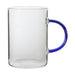 Caneca Vidro 300ml com Asa Colorida-Kasa-Home Story