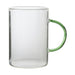 Caneca Vidro 300ml com Asa Colorida-Kasa-Home Story