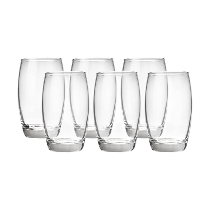 Conjunto de 6 Copos 33cl Redondos Transparente-Kasa-Home Story