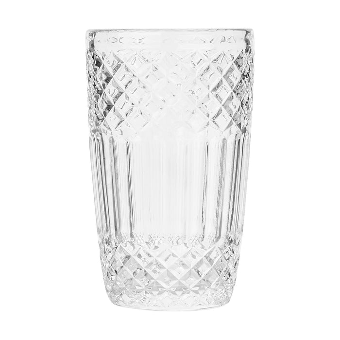 Copo Losangos Riscas Transparente Vintage-Kasa-Home Story