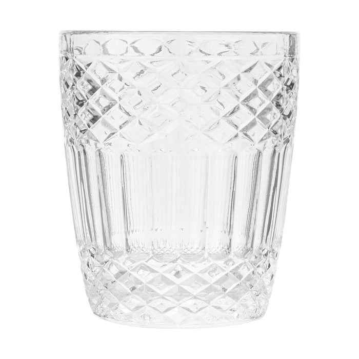 Copo Losangos Riscas Transparente Vintage-Kasa-Home Story