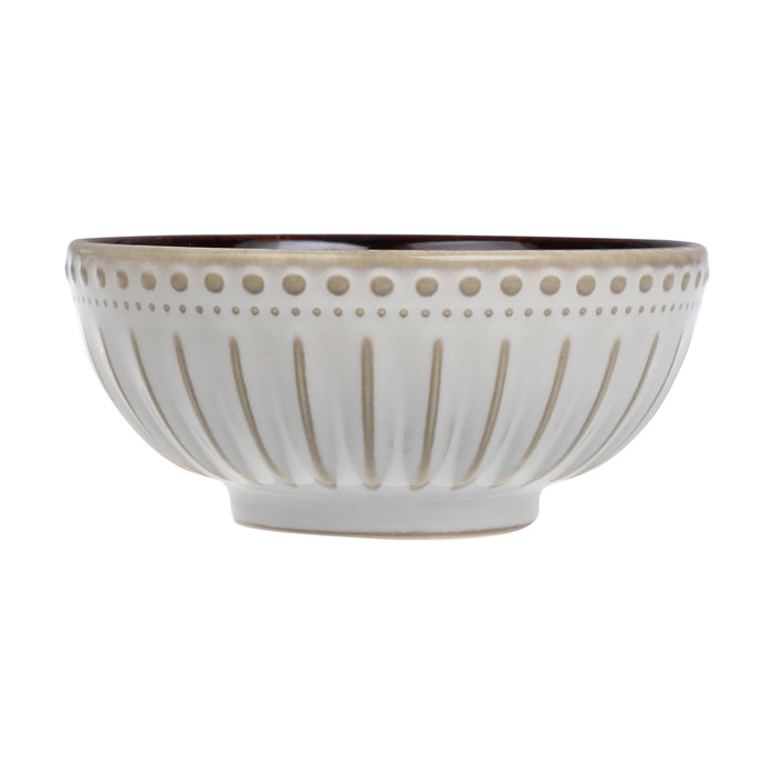 Taça Redonda Canelada Branca-Kasa-Home Story