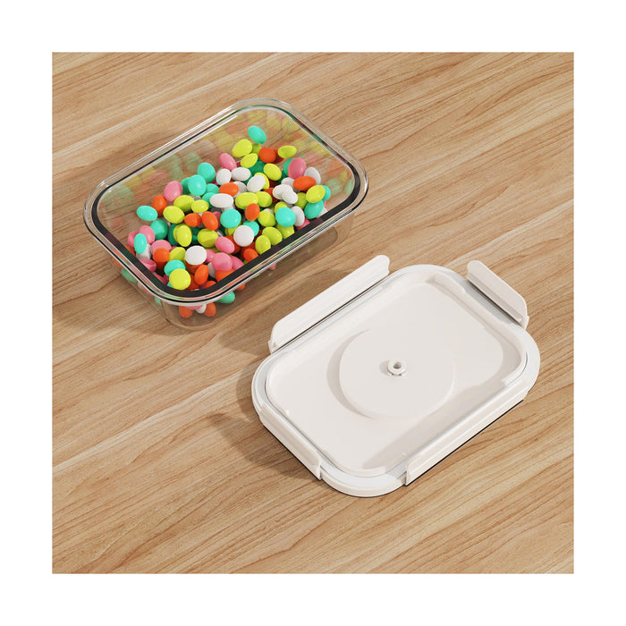 Caixa Vidro 1480ml com Vácuo-Kasa-Home Story