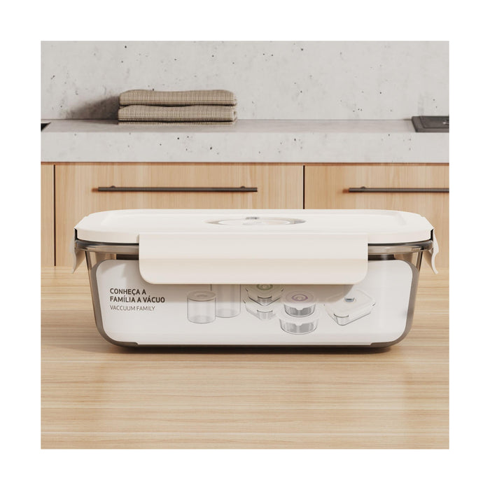 Caixa Vidro 1480ml com Vácuo-Kasa-Home Story