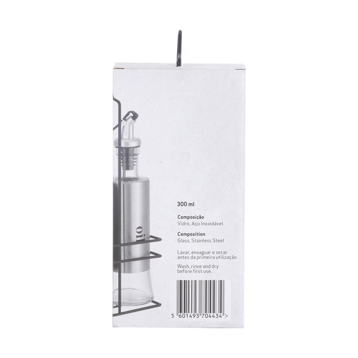 Galheteiro Inox e Vidro 2 peças-Kasa-Home Story