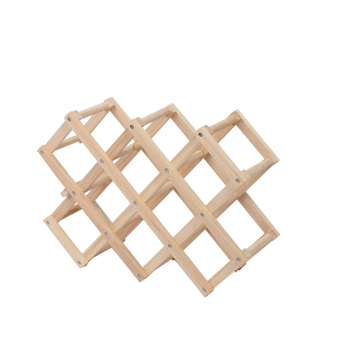 Garrafeira Madeira para 10 Garrafas-Kasa-Home Story