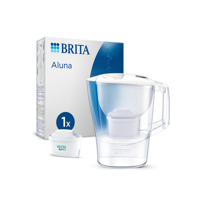 Conjunto Jarro de Filtrar 2,4L Aluna Branco e 1 Filtro Maxtra Pro All-In-1-Brita-Home Story