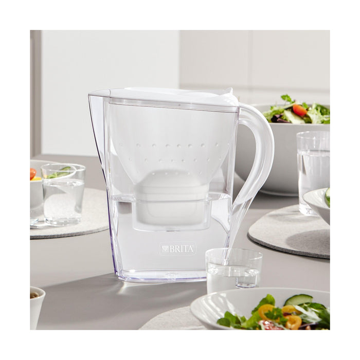 Conjunto Jarro de Filtrar 2,4L Marella Branco e 1 Filtro Maxtra Pro All-In-1-Brita-Home Story