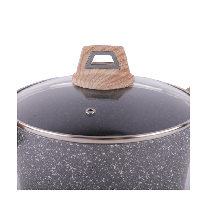 Panela Alumínio 22cm Wood Stone-Kasa-Home Story