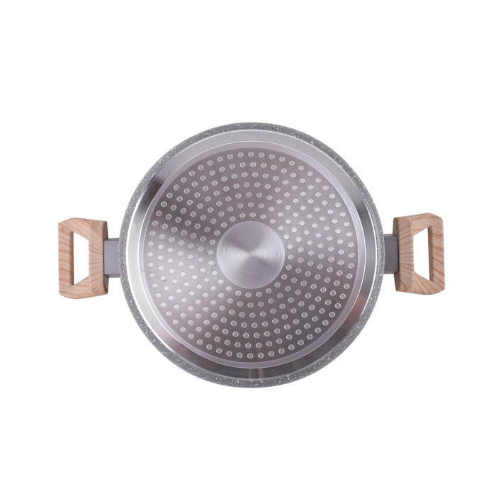 Panela Alumínio 22cm Wood Stone-Kasa-Home Story