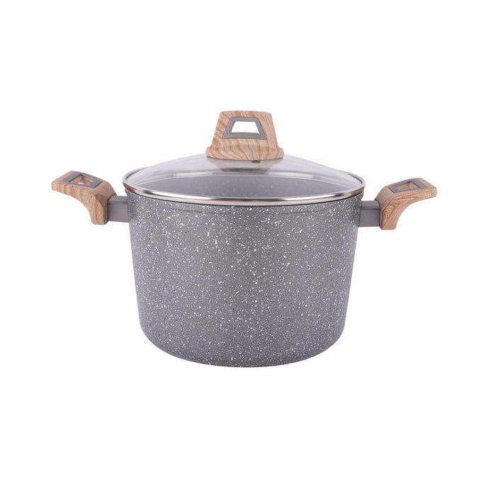 Panela Alumínio 22cm Wood Stone-Kasa-Home Story