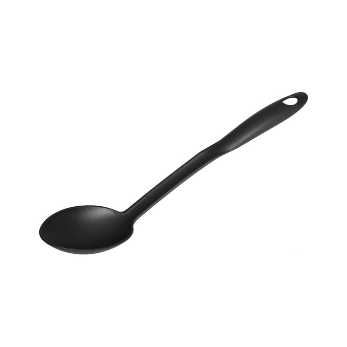 Colher Sopa Plástico Preta Basic-Kasa-Home Story
