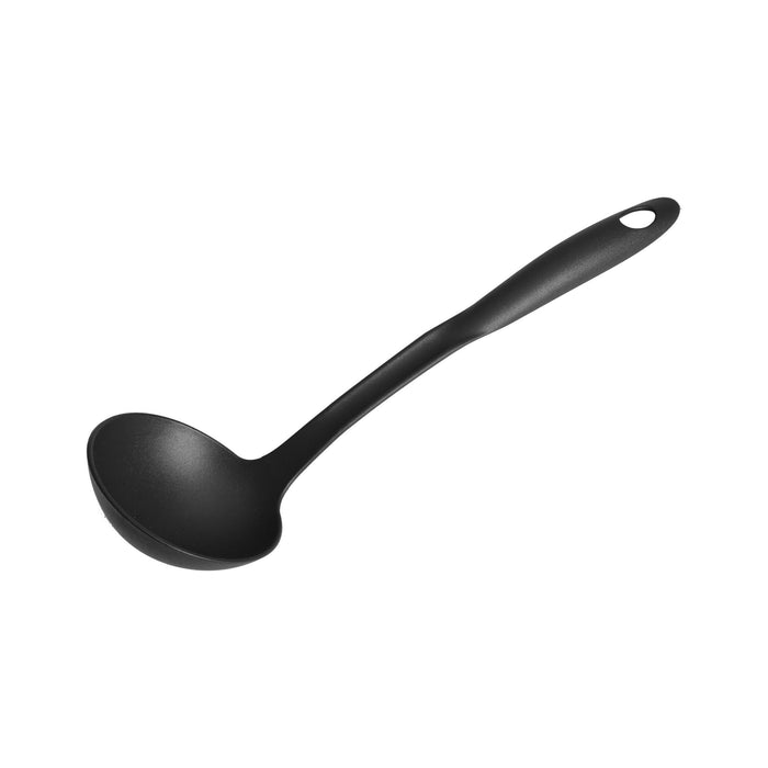 Colher Sopa Plástico Preta Basic-Kasa-Home Story