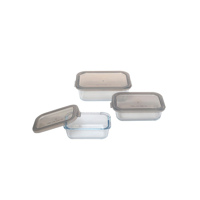 Conjunto 3 Caixas Herméticas Vidro Easy Keep-Kasa-Home Story
