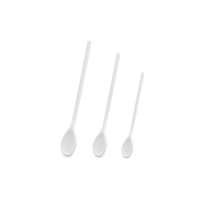 Conjunto 3 Colheres Cozinha Plástico Brancas Essencial-Kasa-Home Story