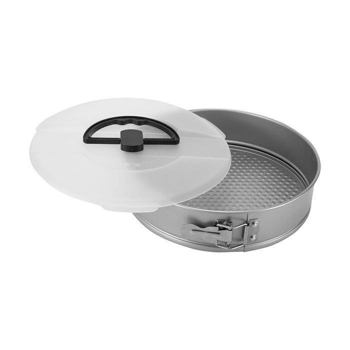 Forma Desmontável com Tampa Aço Carbono 26cm Dourada Chefe-Kasa-Home Story