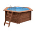 Piscina Madeira Redonda Algarve 355 x 116cm-Exclusivo-Home Story