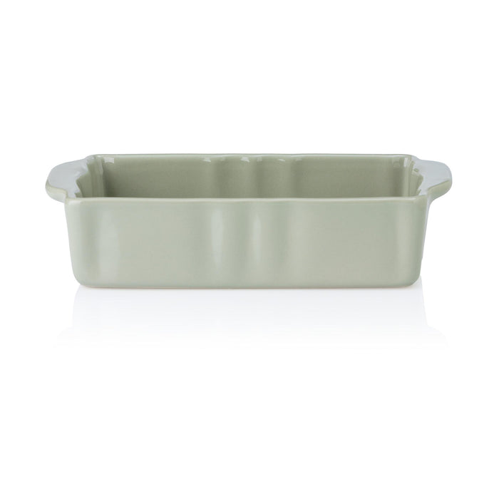 Assadeira Wave Retangular 21x18cm Verde Claro-Kasa-Home Story