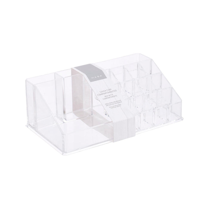Organizador de cosmética com compartimentos-Kasa-Home Story