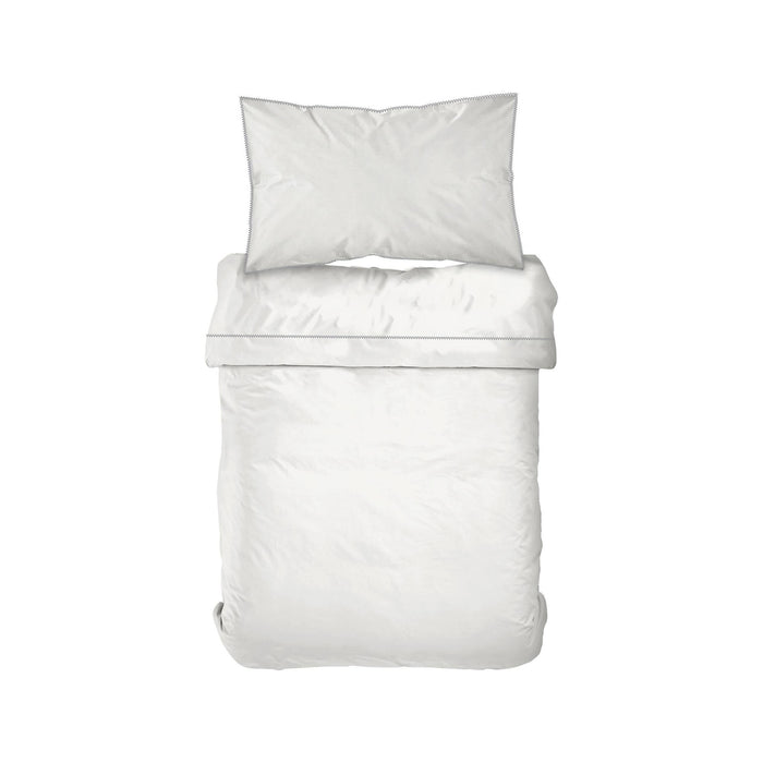Conjunto Capa de Edredão Algodão Percal Branco-Kasa-Home Story