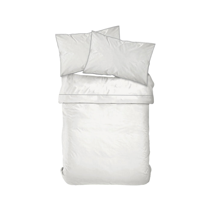 Conjunto Capa de Edredão Algodão Percal Branco-Kasa-Home Story